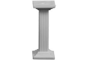 Square White Plasteryte pack of 4 pillars