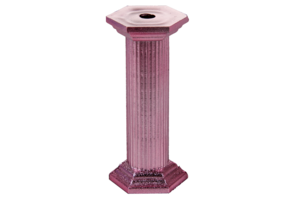 Hexagon Pink Plasteryte Pack of 4 pillars