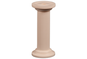 Round Pink Plasteryte pack of 4 pillars